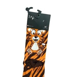 Odd Socks VeeFriends Tremendous Tiger Stripe Crew Socks Novelty Mens New sz 8-12